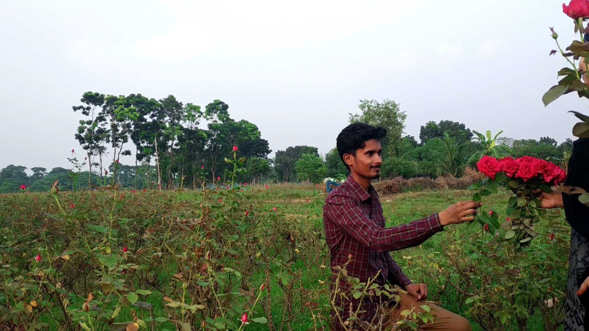 A Day at Rose Garden, Komlapur, Savar, Bangladesh.