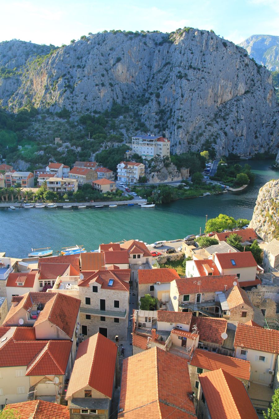 Zdjęcia z góry - w tym widok na nasz wynajęty na czas pobytu rodzinny domek :)