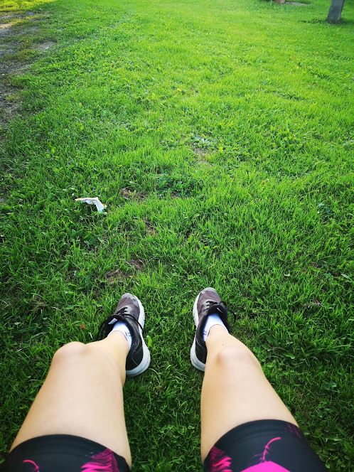 ...konieczny był więc postój na czekoladę pod przydrożnym sklepem w Pierśćcu