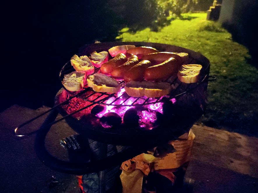 I zasłużony posiłek, już na miejscu.