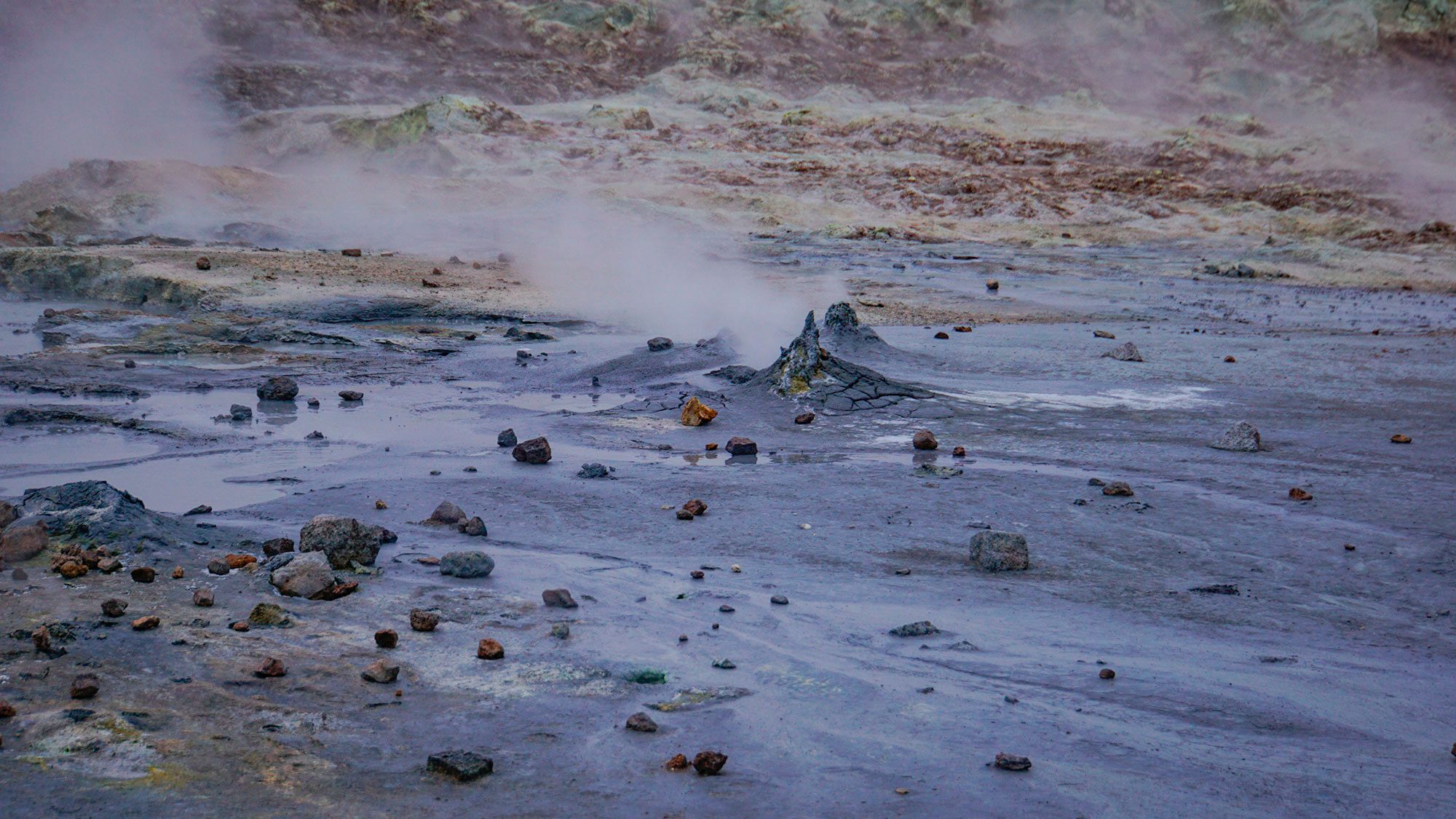Around Lake Mývatn (1) - Víti Crater and the Hverir geothermal field