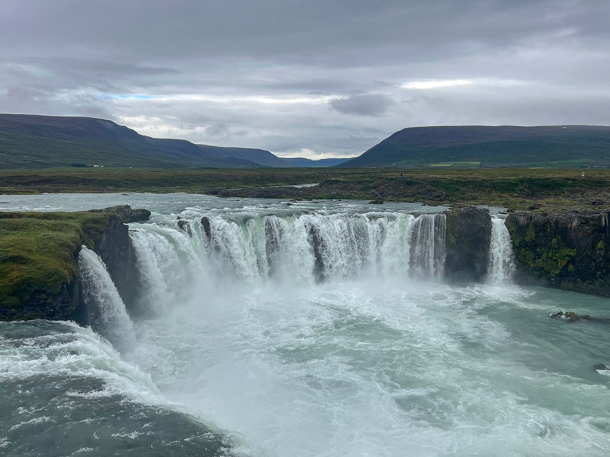 On the way home - Goðafoss, the waterfall of the gods