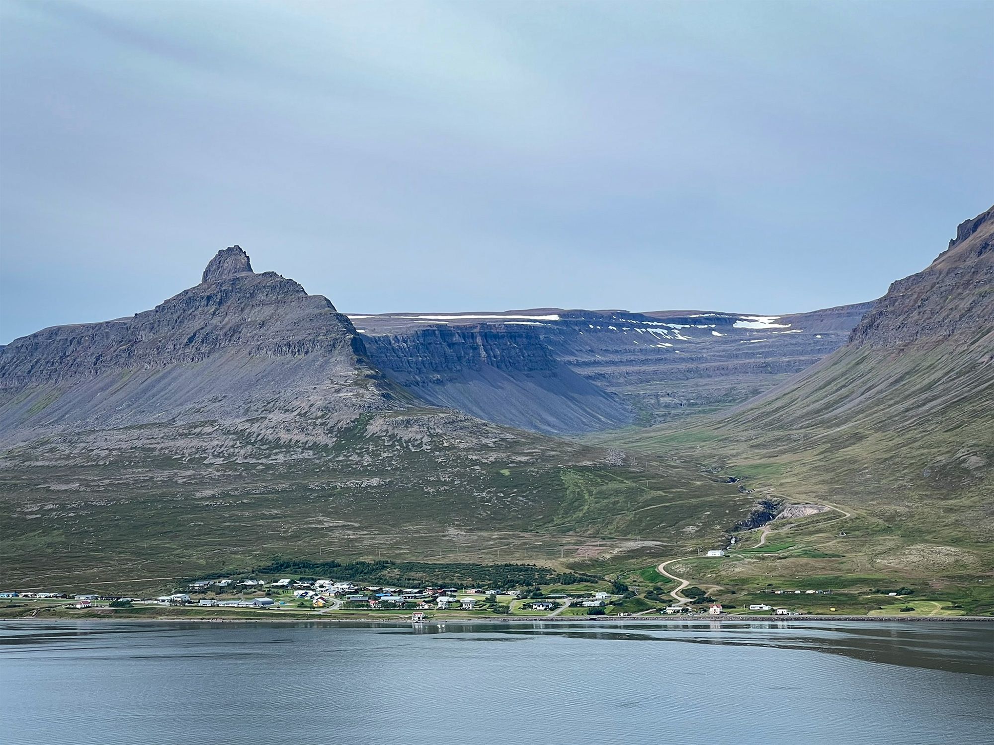 A quick look at Súðavík from the opposite side of the fjord.