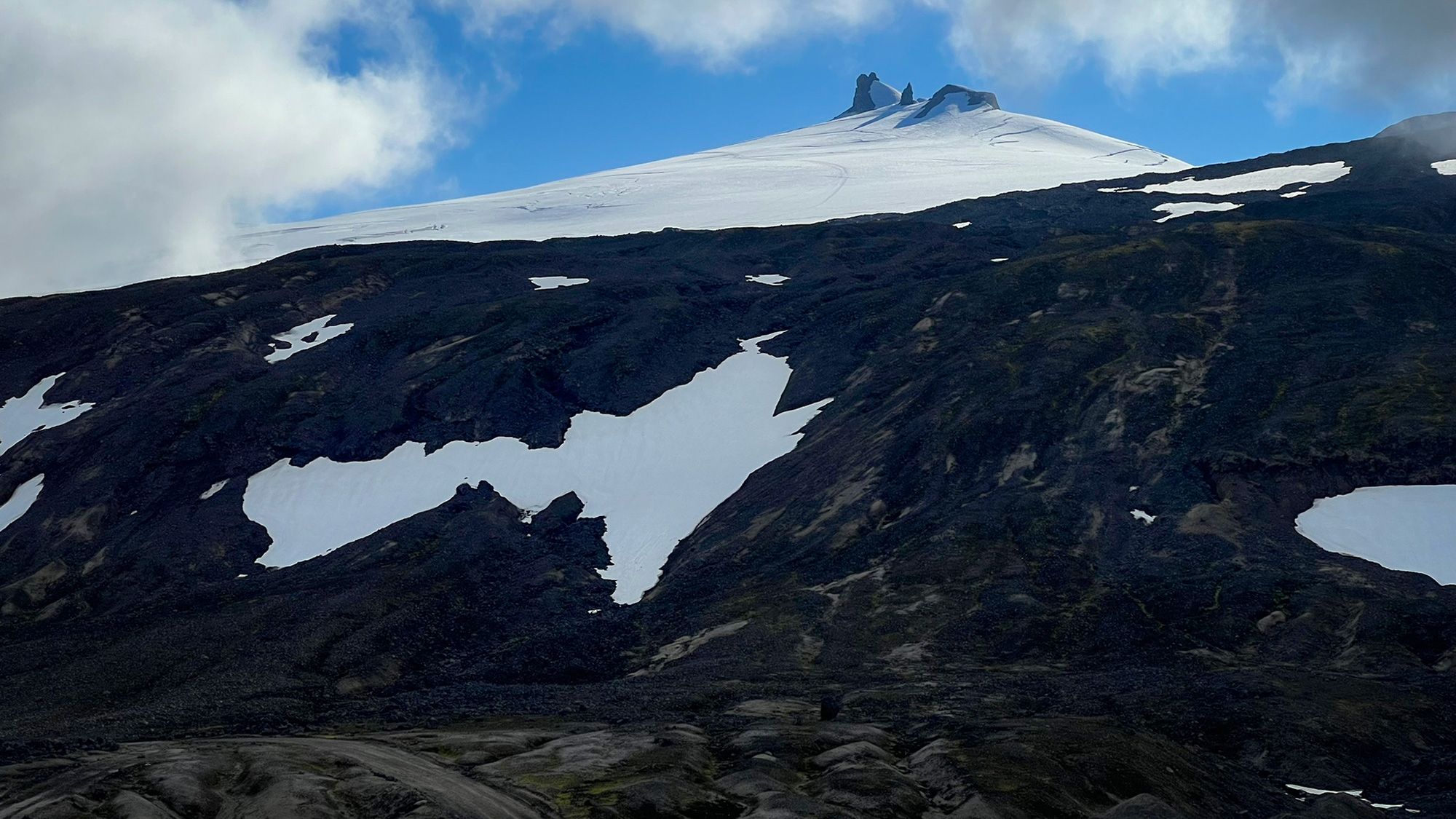 Roads beneath Snæfellsjökull