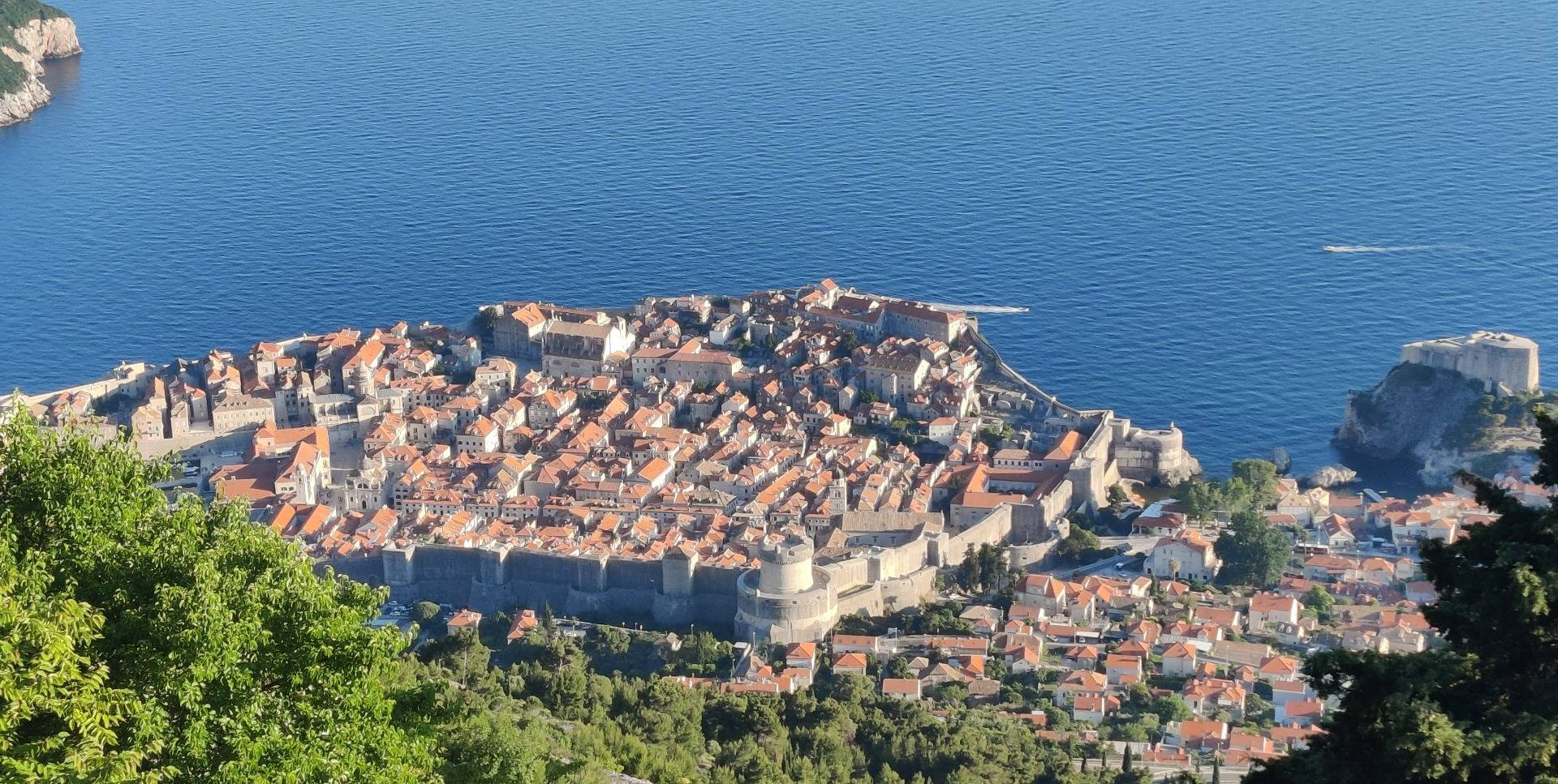 Overview of Dubrovnik old town