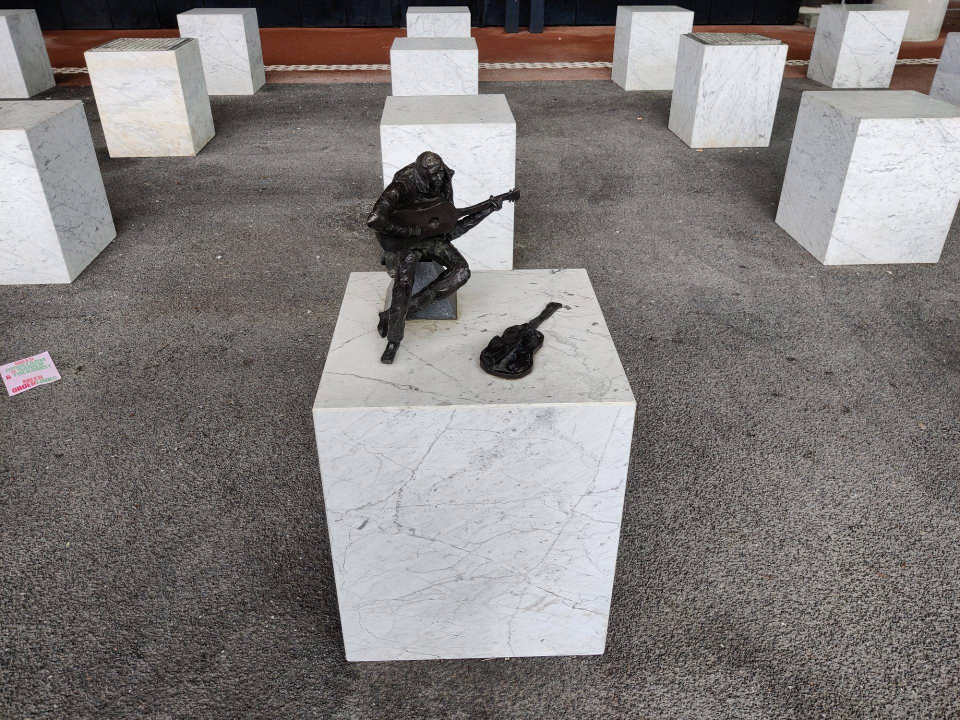 Memorial to a Den Haag legend (Den Haag, NETHERLANDS)