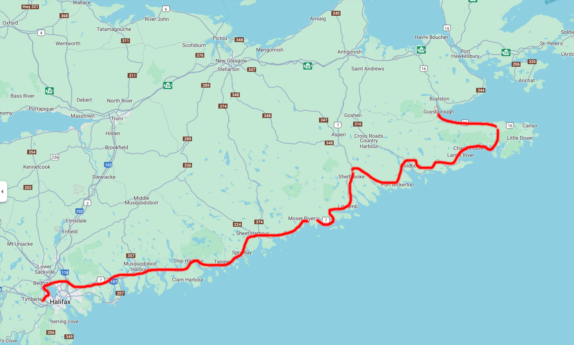 Our Route