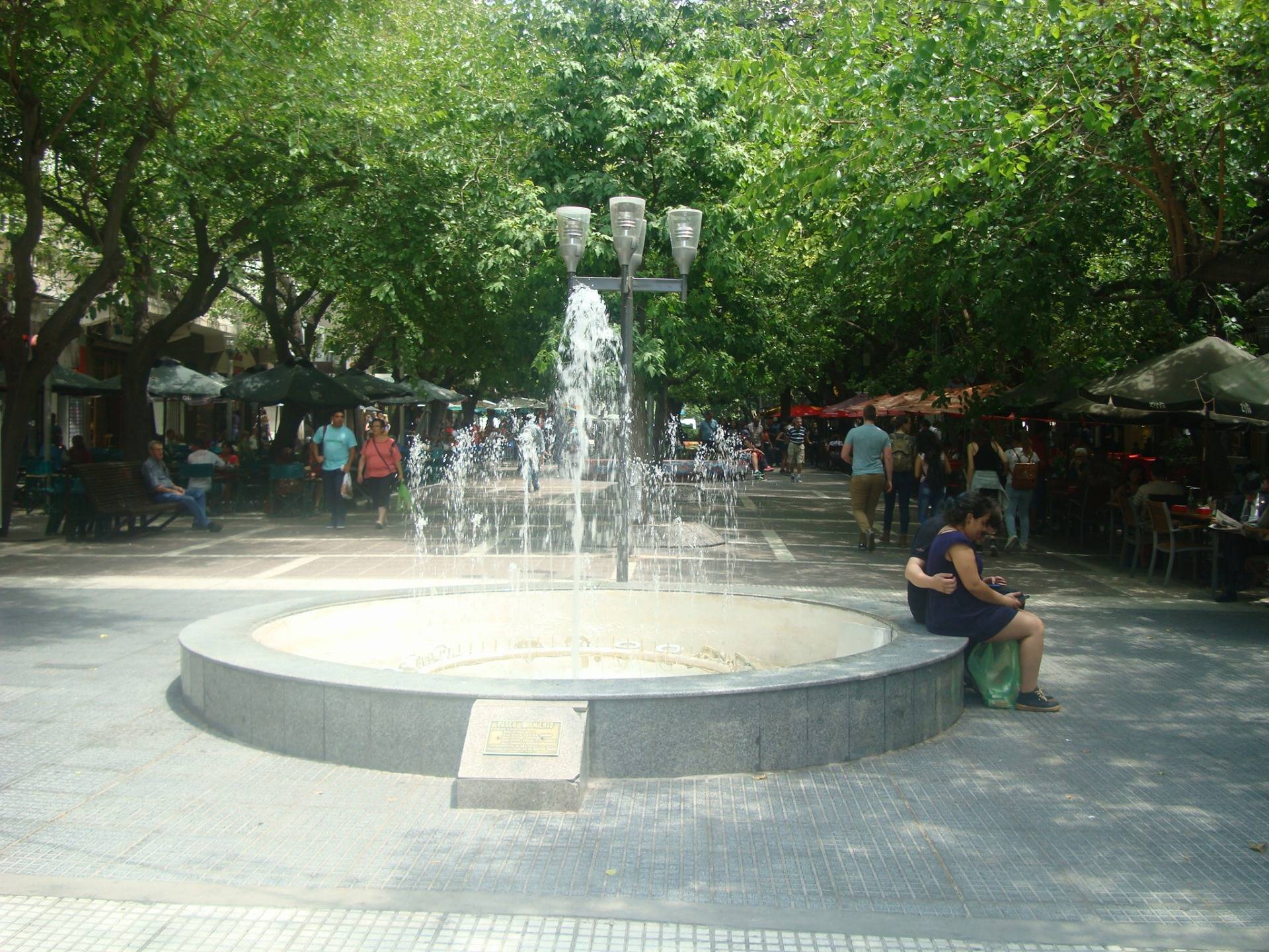 Paseo Sarmiento, also known as the pedestrian