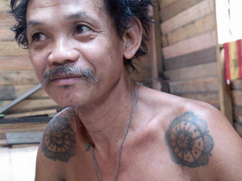 dayak man from Kalimantan, Indonesia - he hosted me during my travel