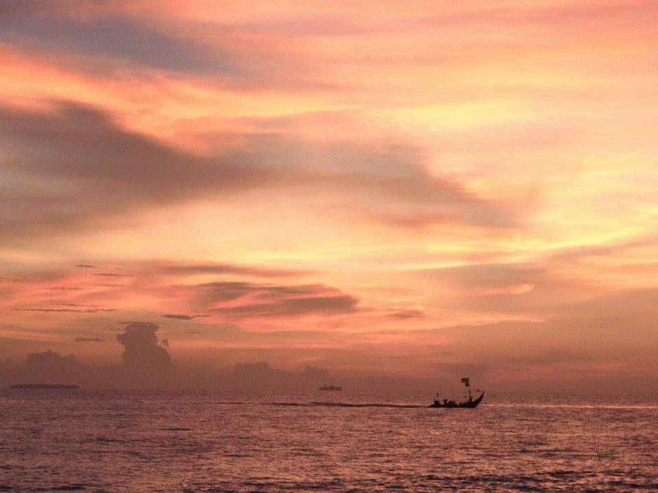 sunset on Sumatera, Indonesia