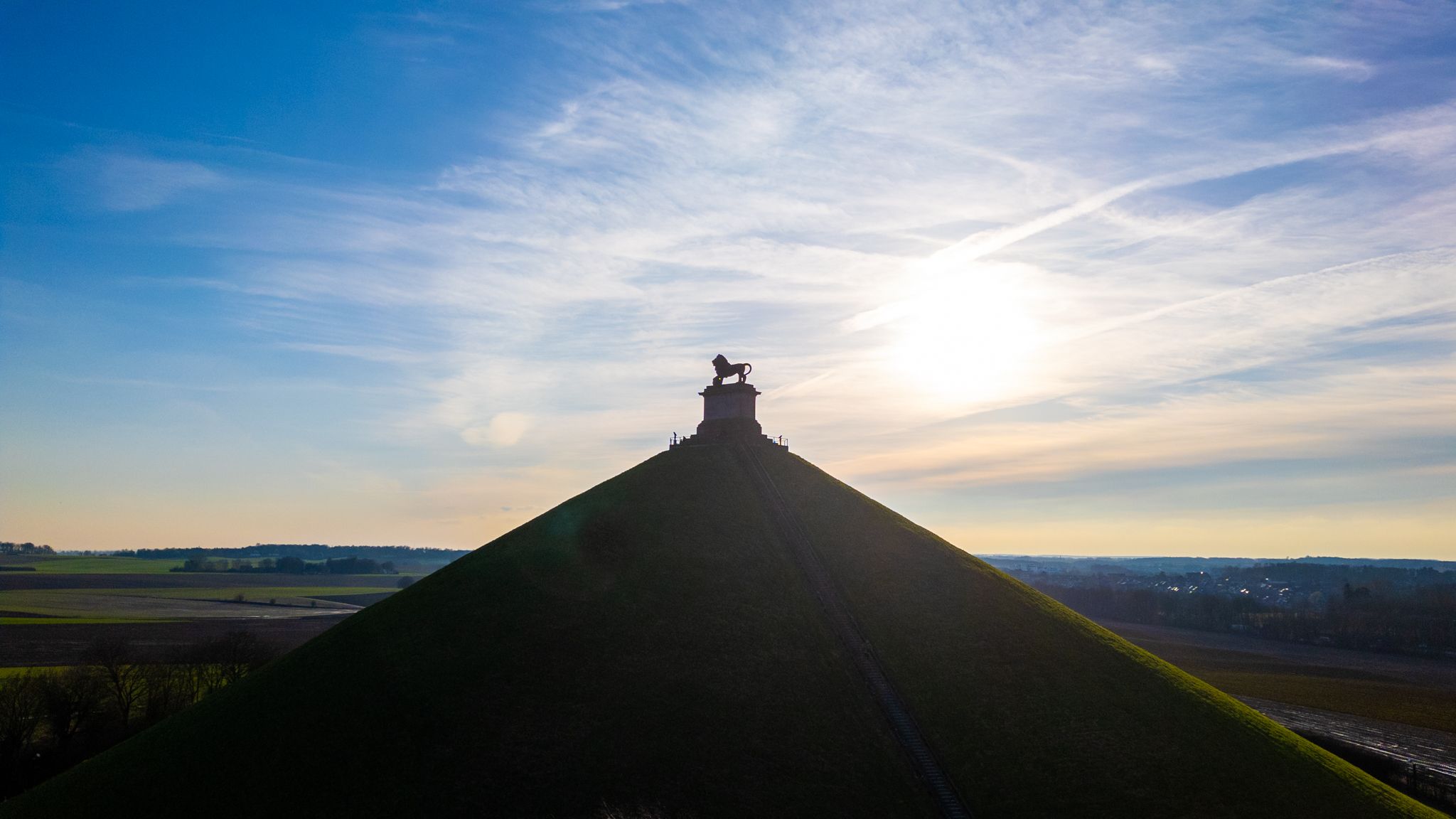 The Lion, the Hill, and the History: Exploring the Battle of Waterloo Monument with a Drone

