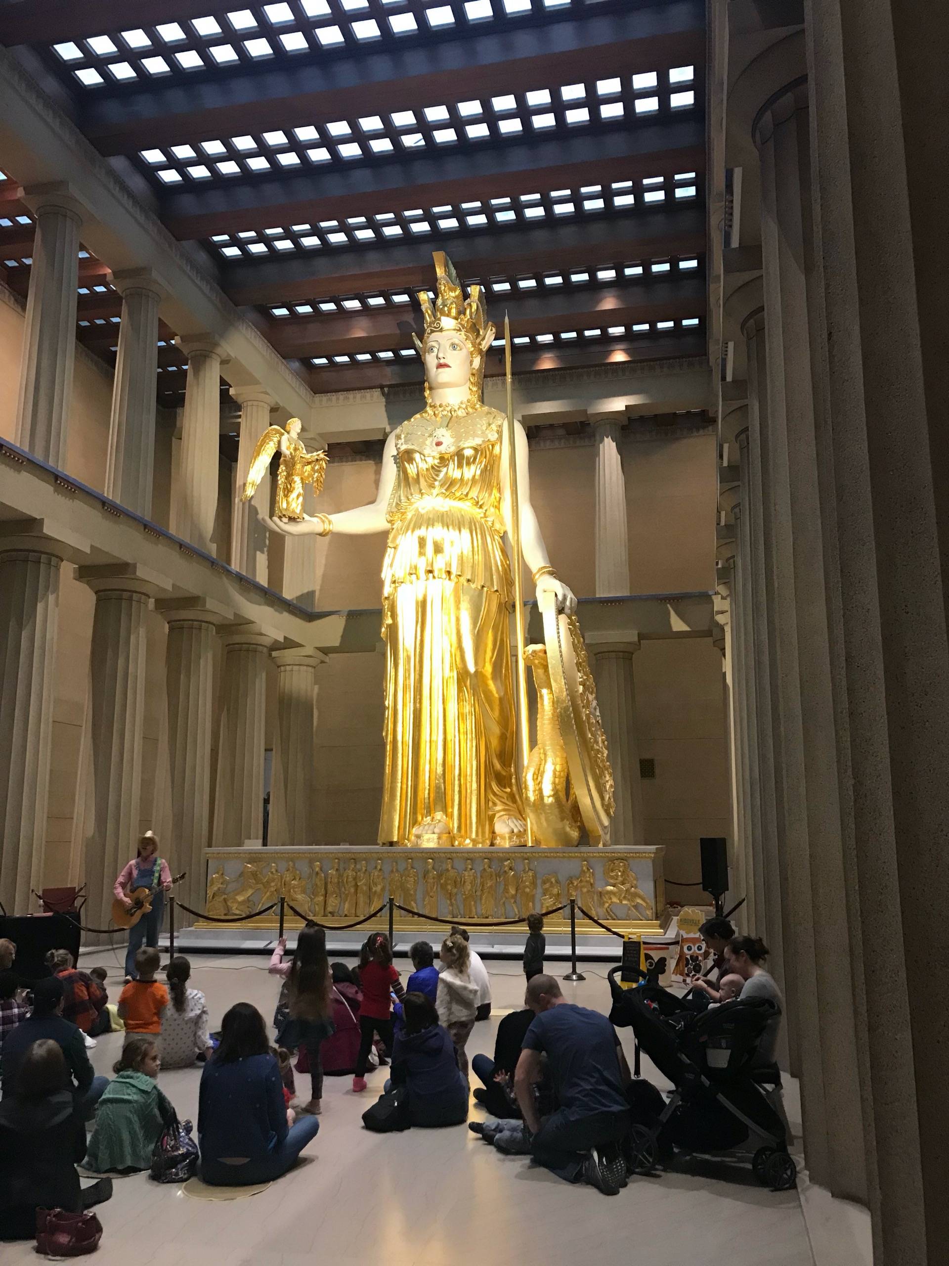 Travels in Tennessee: Nashville's Parthenon & Statue of Athena, Goddess of War