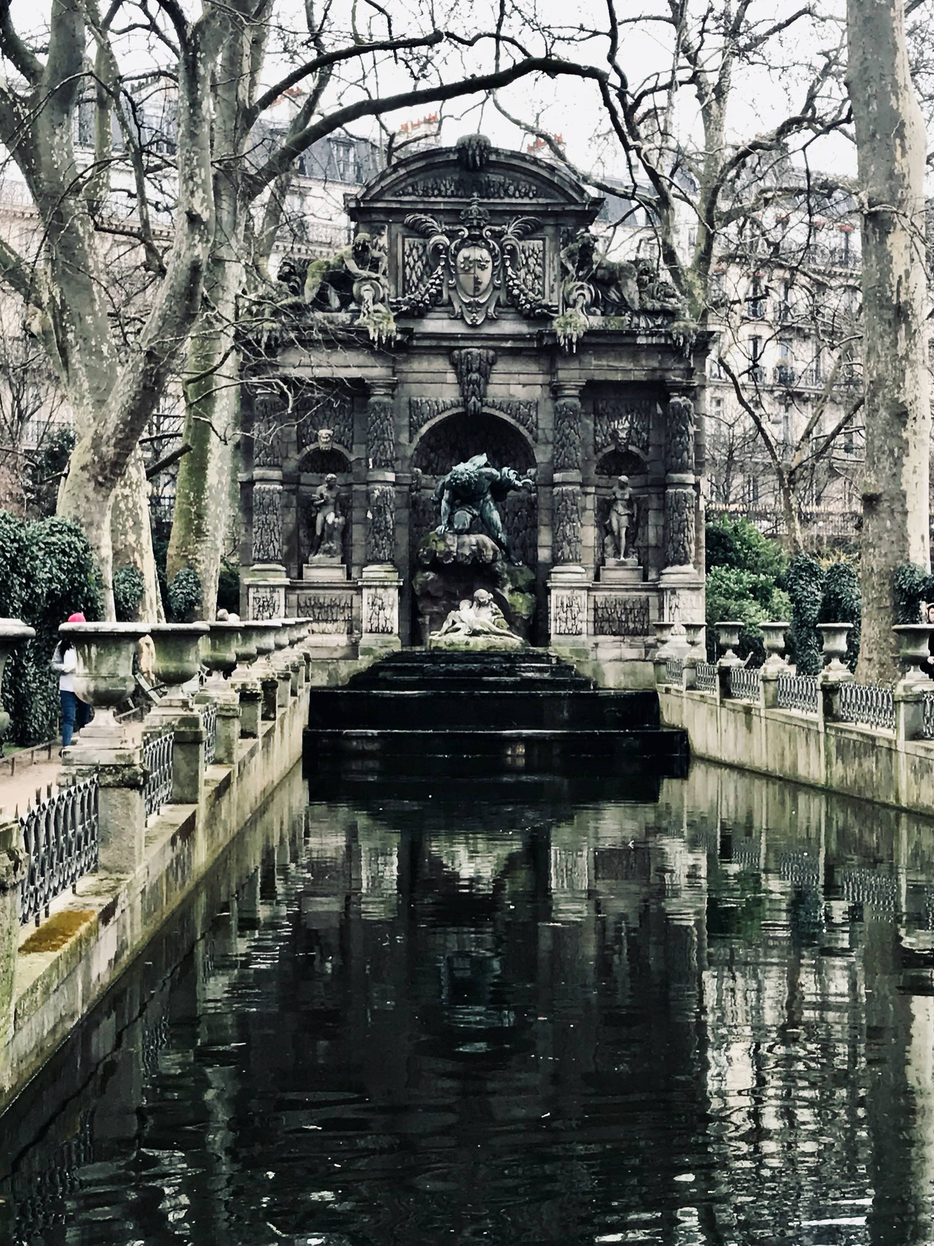 Travels in France: La Fontaine Médicis (Luxembourg Gardens)