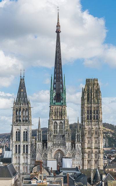 Rouen Cathedral - Courtesy Wikipedia