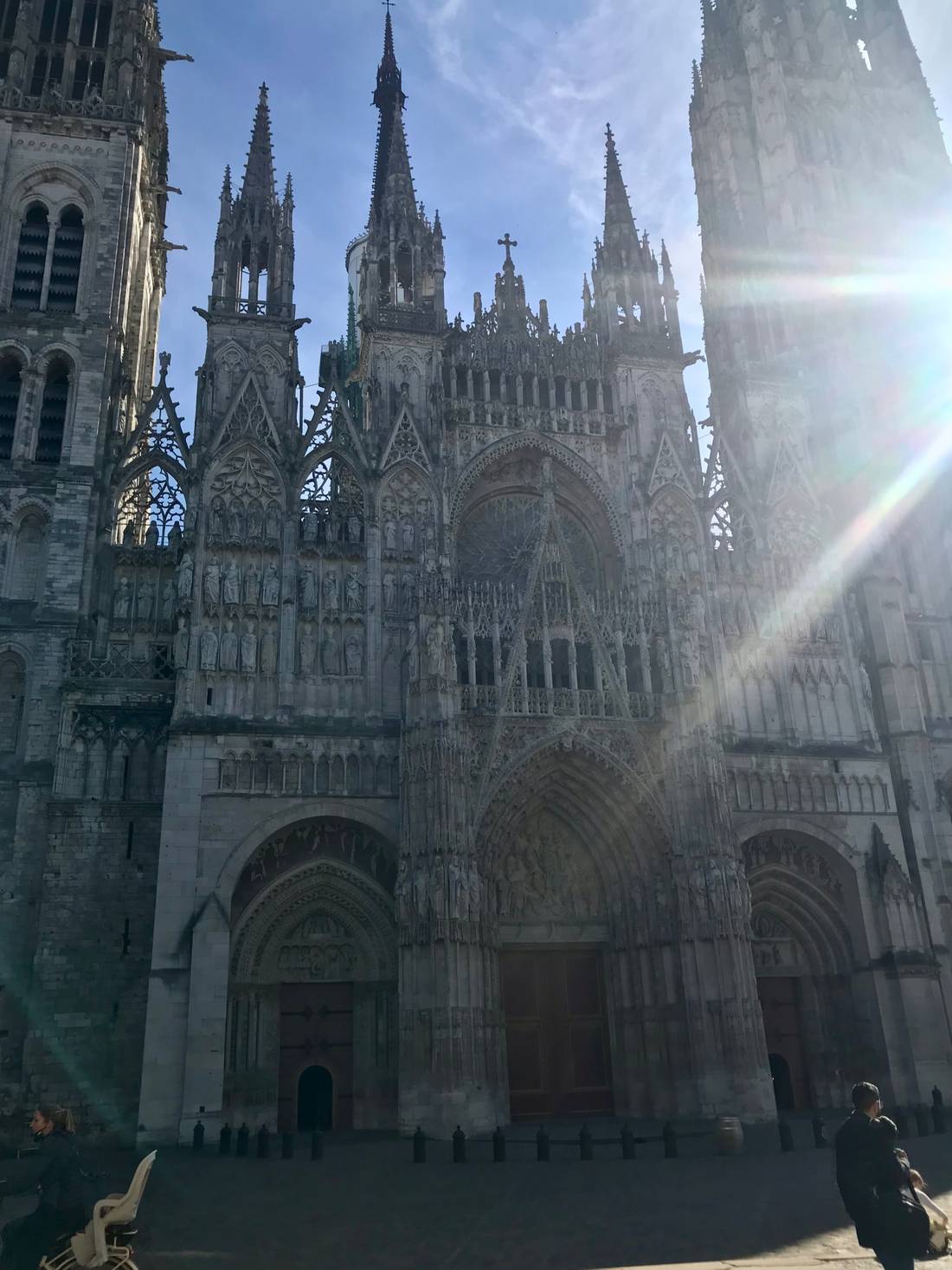 Rouen Cathedral Bathed in Light