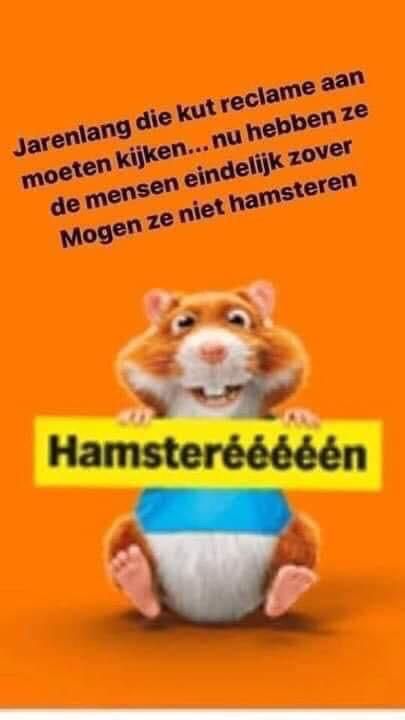 This is a controversial advert that is used for years but now its the truth, its about hoarding that is done by so many, source : Albert Heijn NL