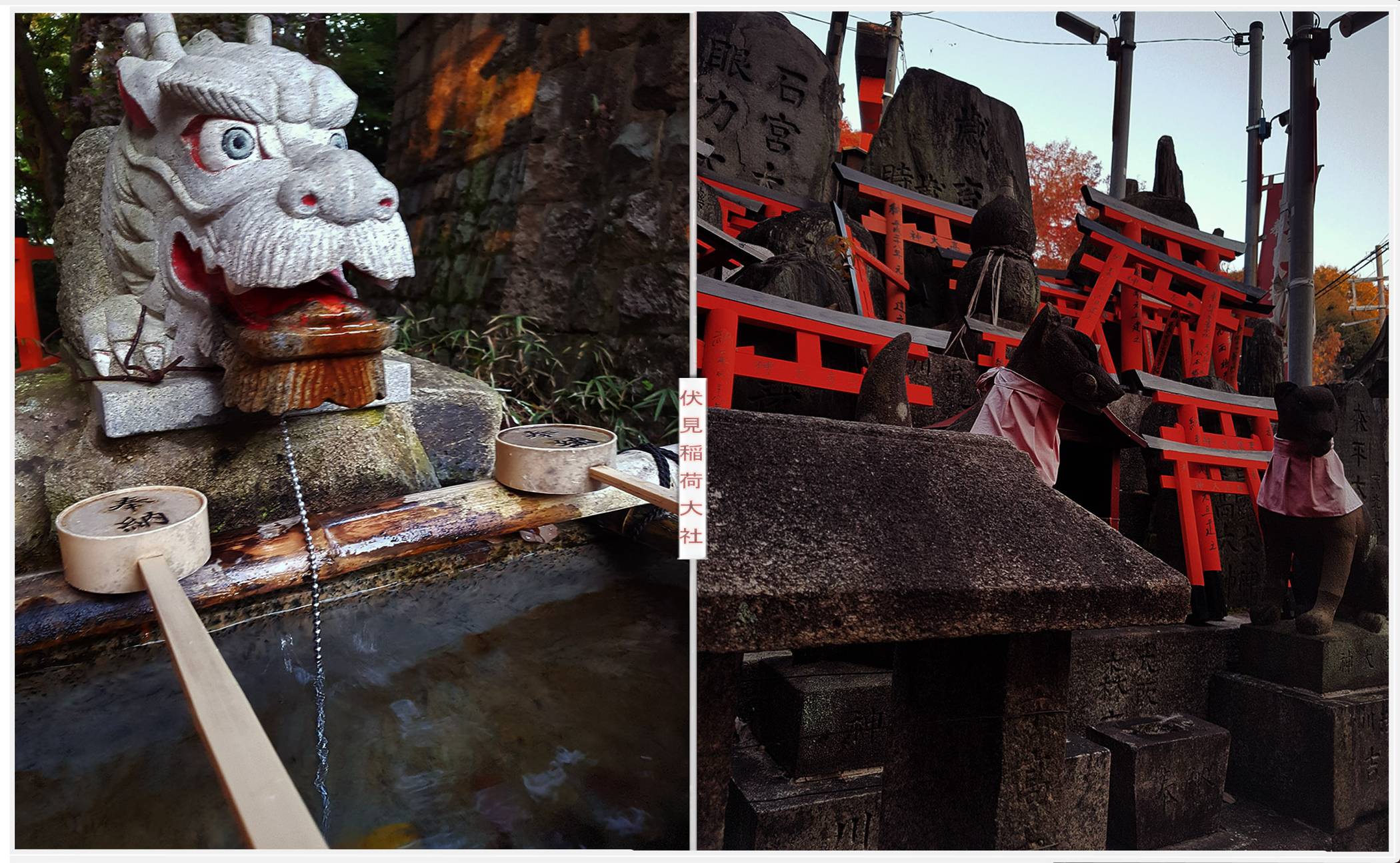 Carvings on Fushimi Inari