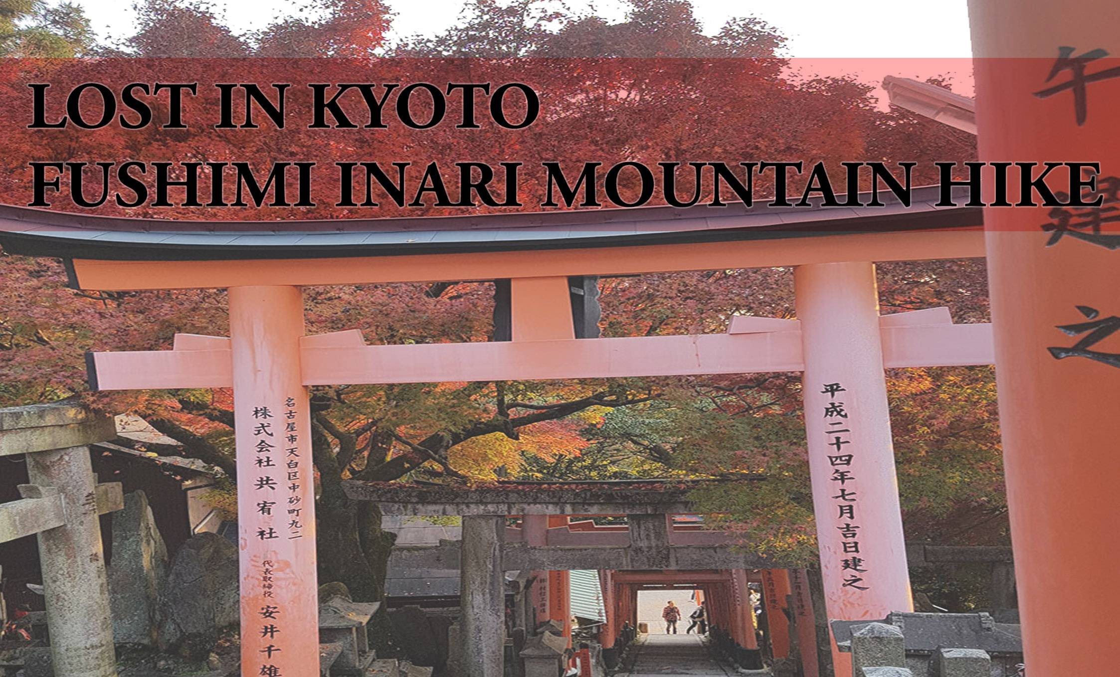 LOST IN KYOTO: FUSHIMI INARI MOUNTAIN HIKE