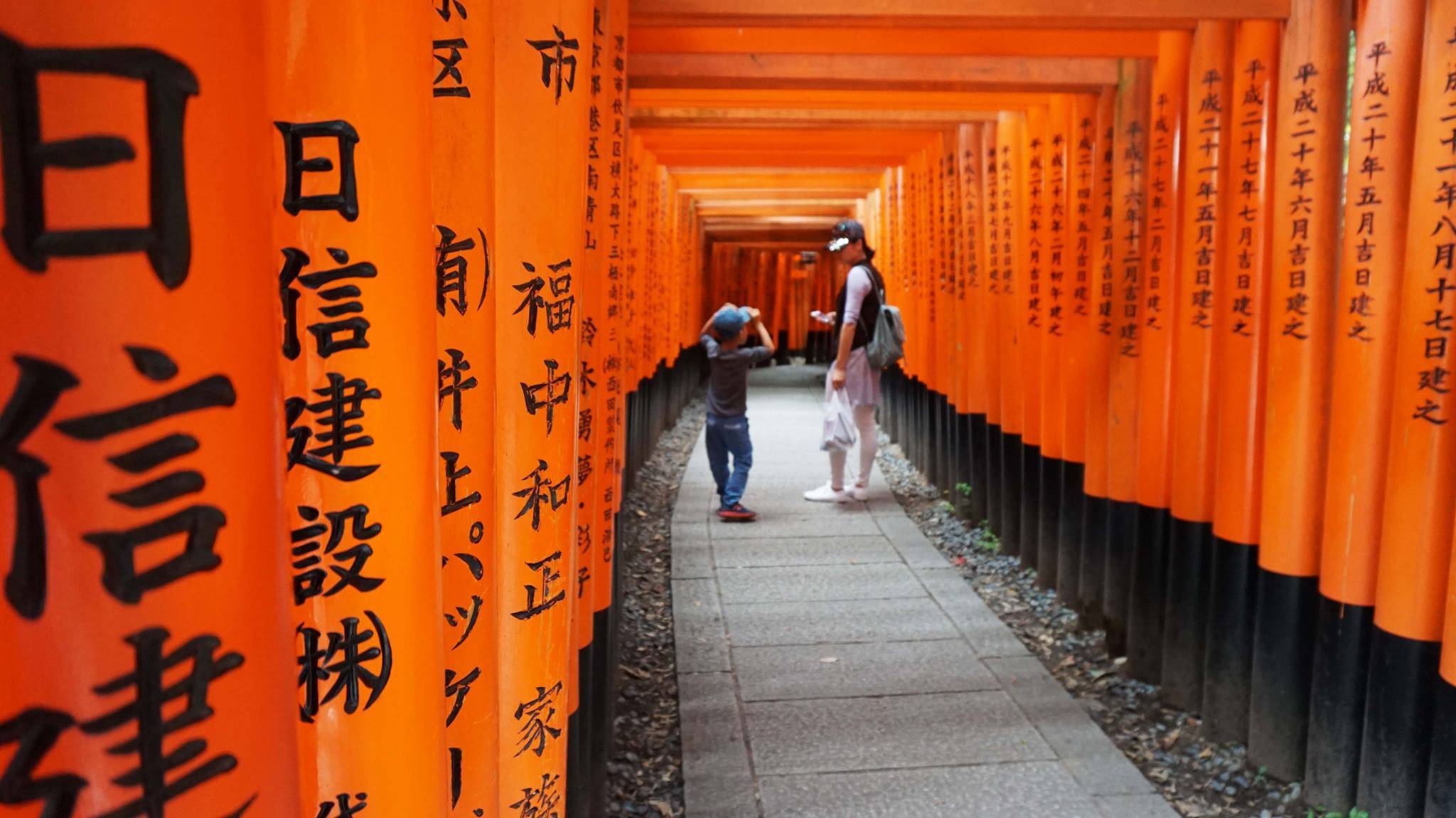 Fushimi Inari Taisha and its red Torii.