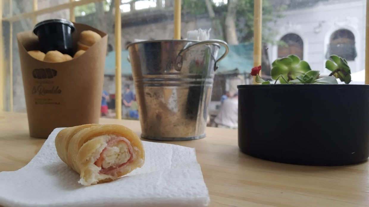 *Tequeño de Jamón y queso.*