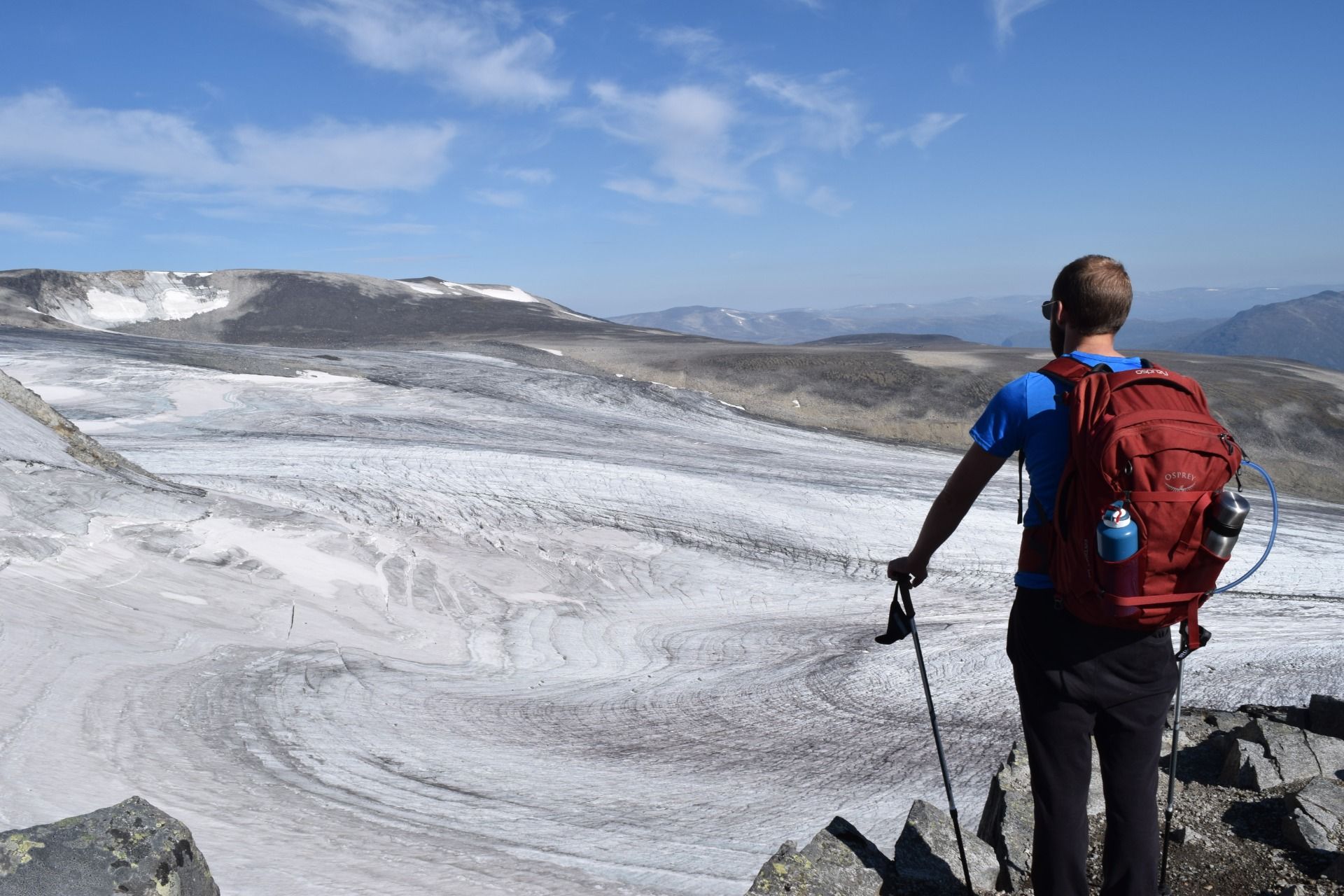 The first of two glaciers. Amazing!