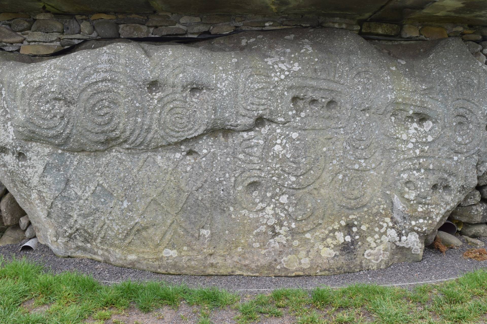 Example of neolithic art at Newgrange