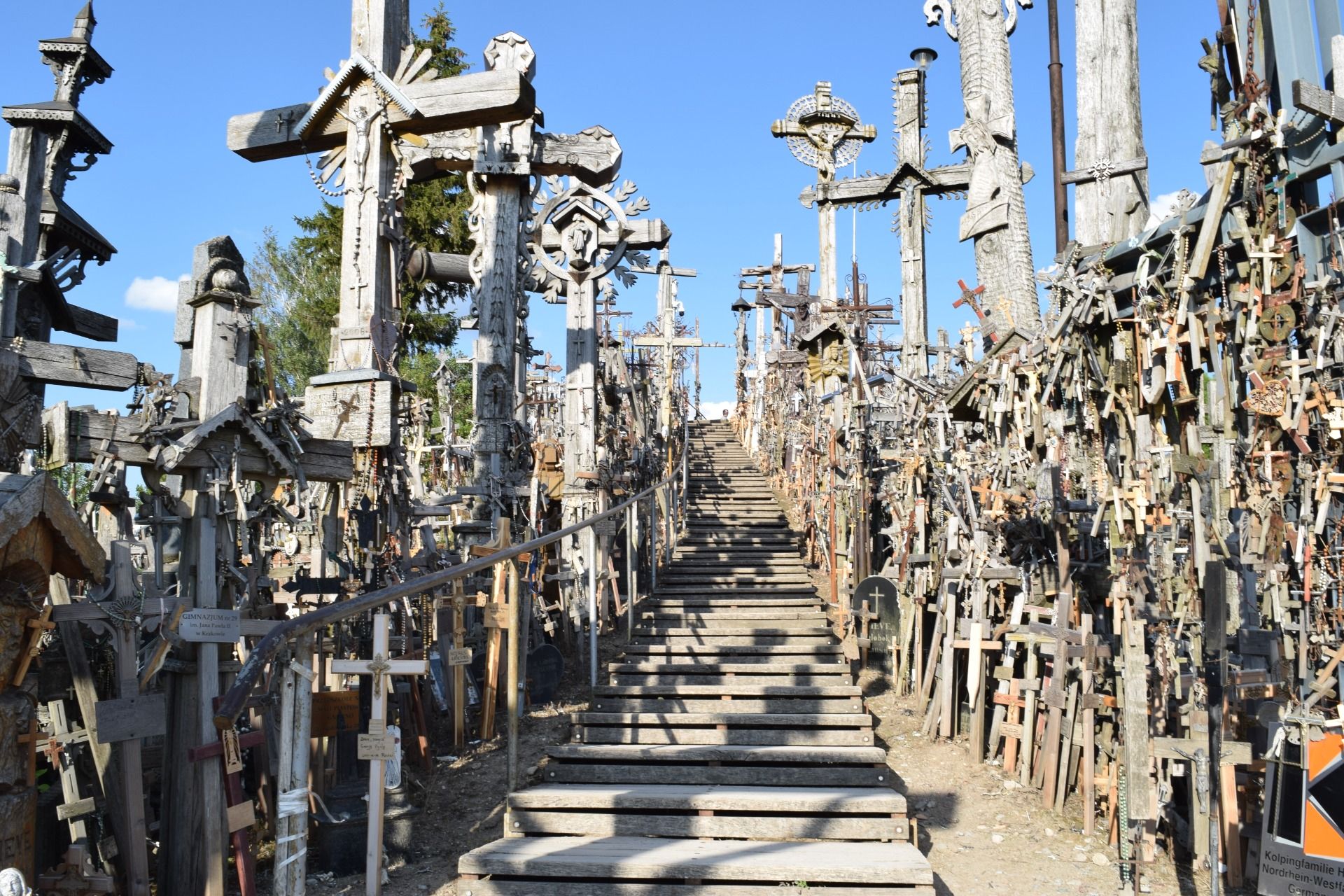So many crosses!
