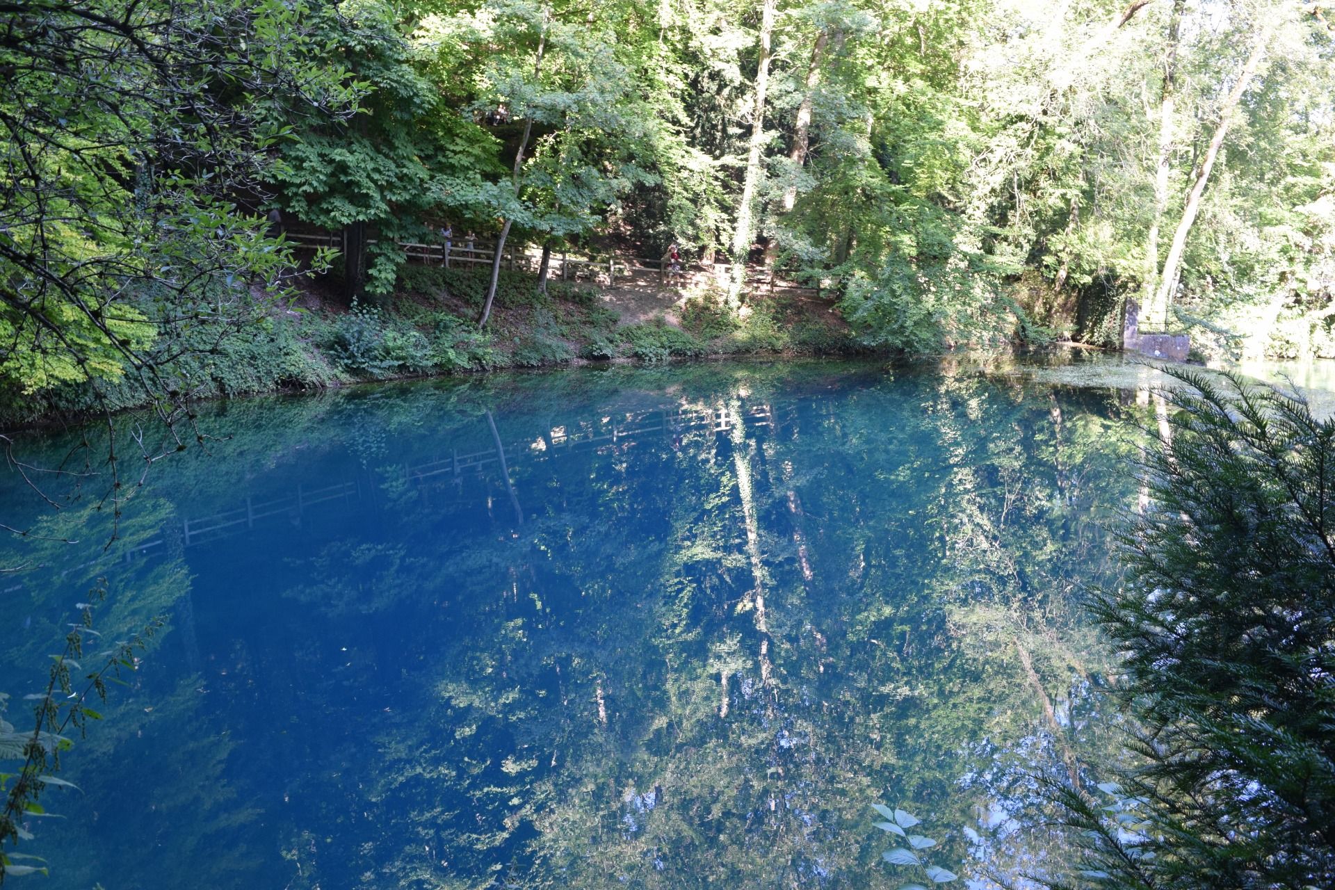Blue lake in Germany