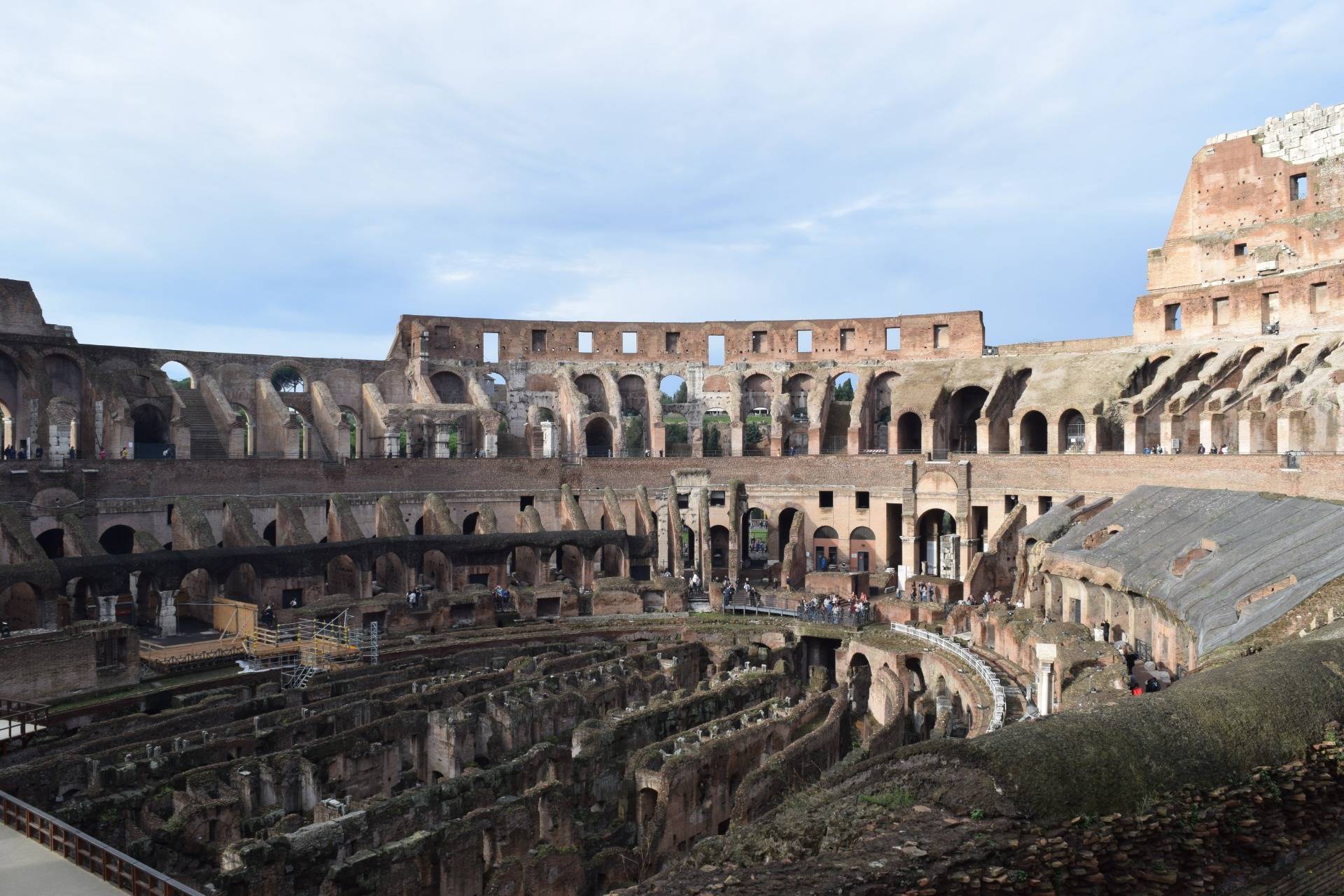 View from the upper level of the Colosseum