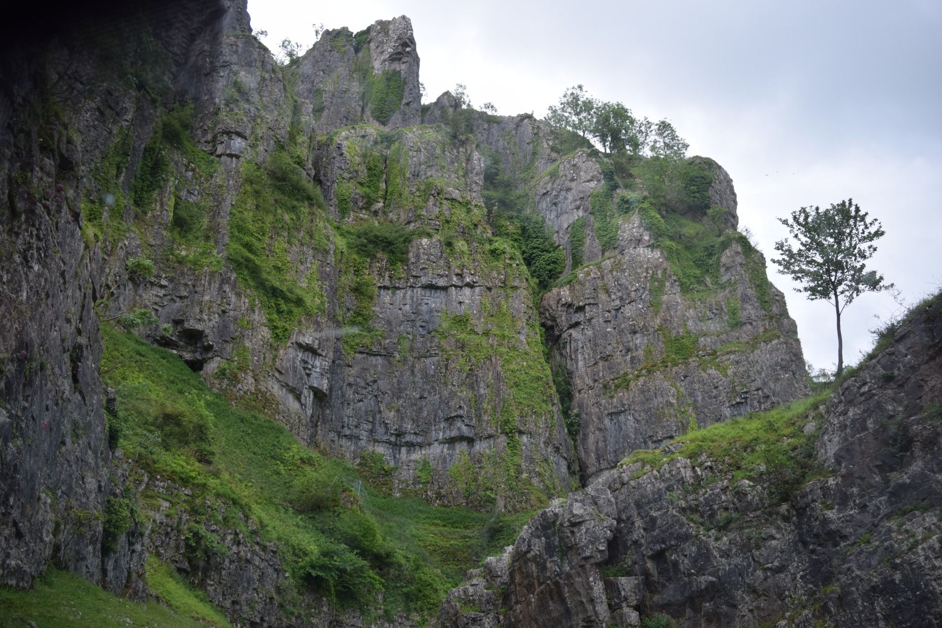 Cheddar gorge - dramatic gorge in England