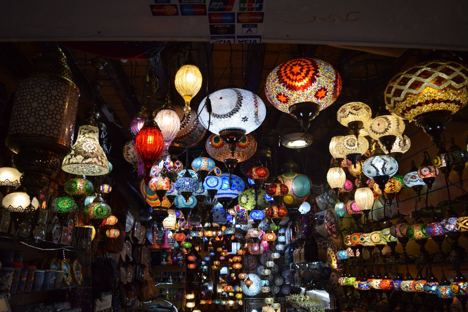 Doing some shopping at the Medina in Granada, Spain