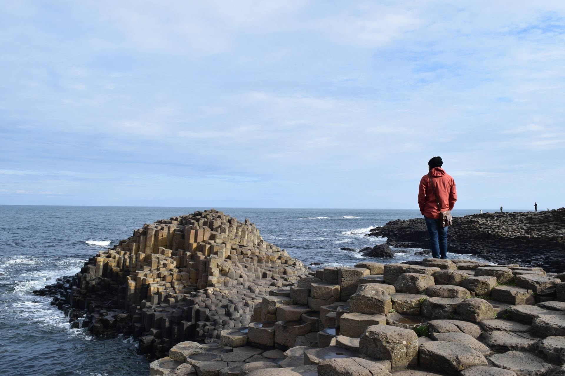 Checking out the Giants Causeway