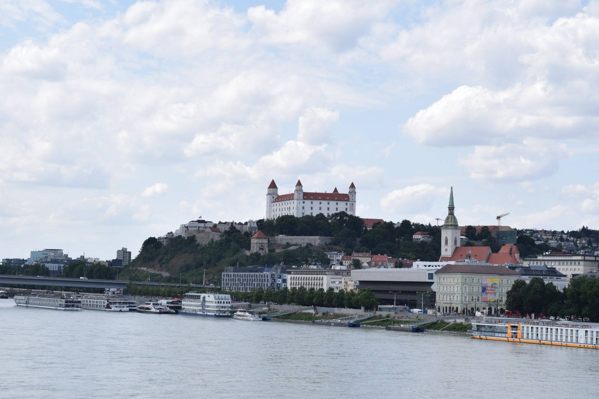 A view of Bratislava castle!