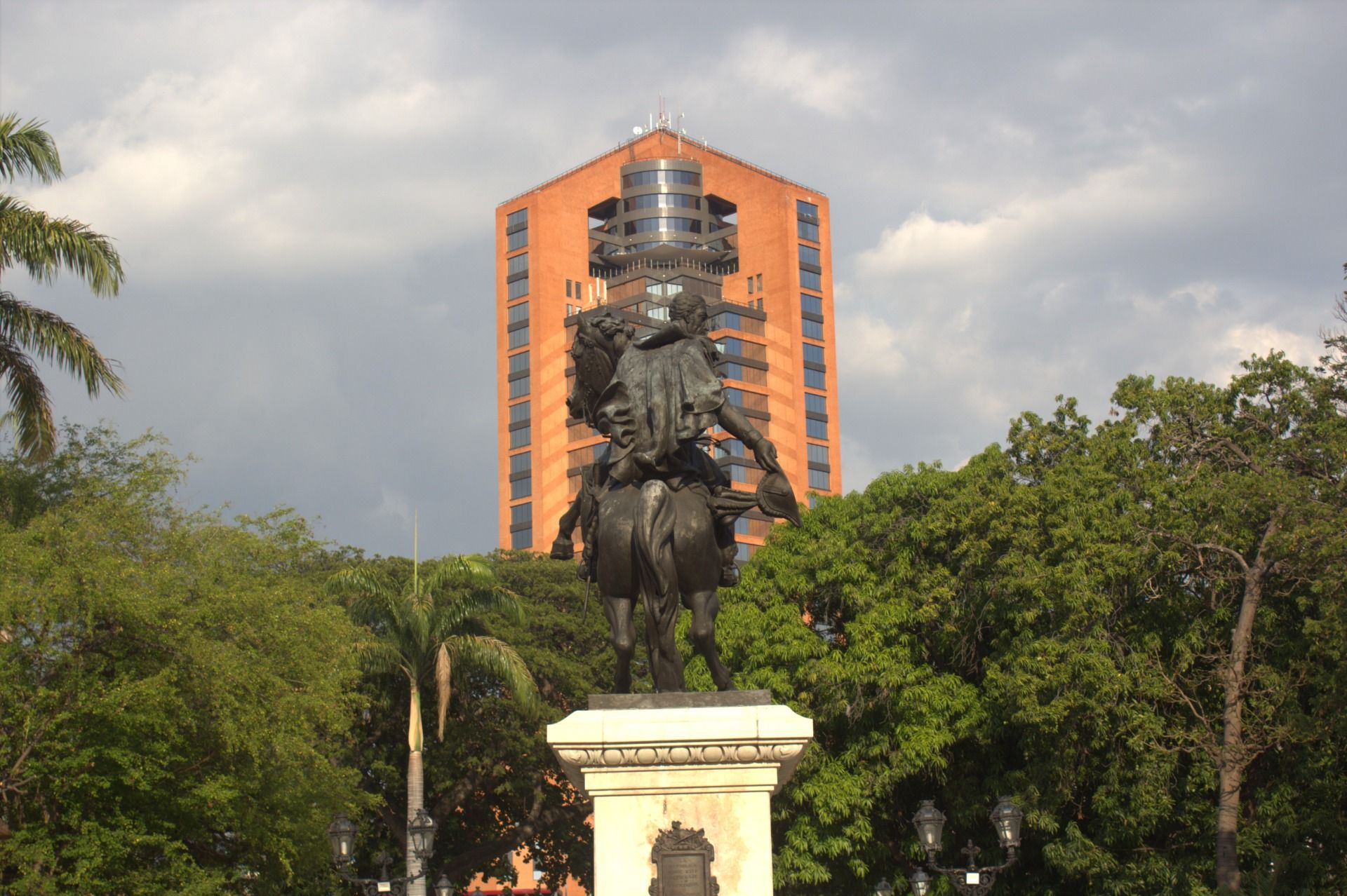 Sculpture of Simón Bolívar by Italian Emilio Gariboldi