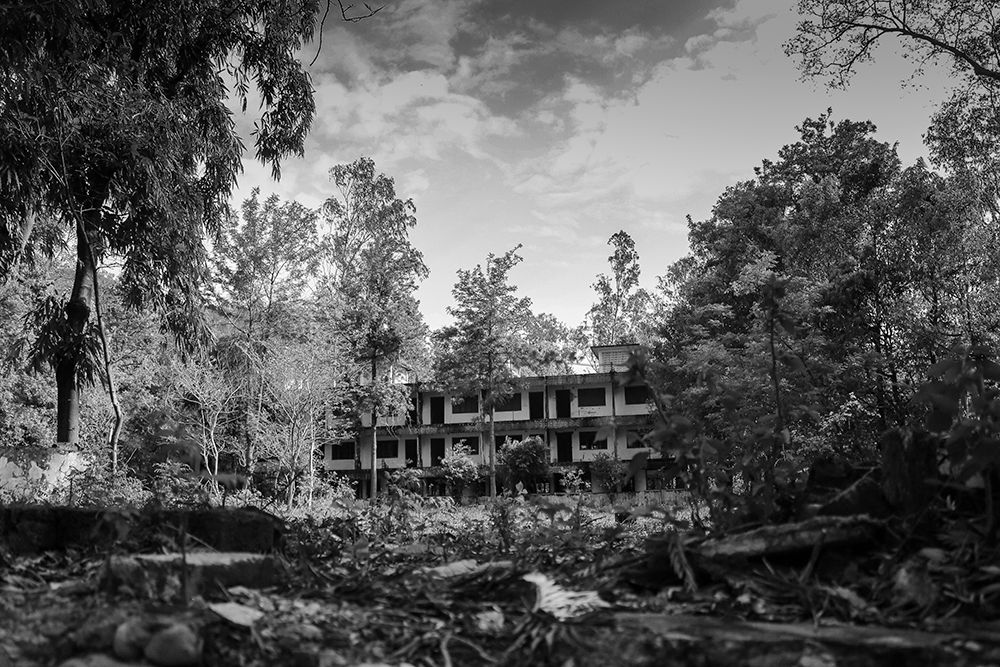 More residential buildings for guests and students.