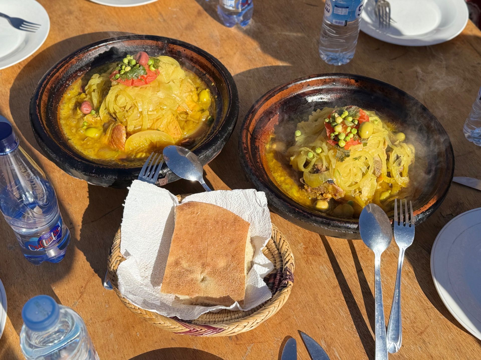Lunch - two tagines!