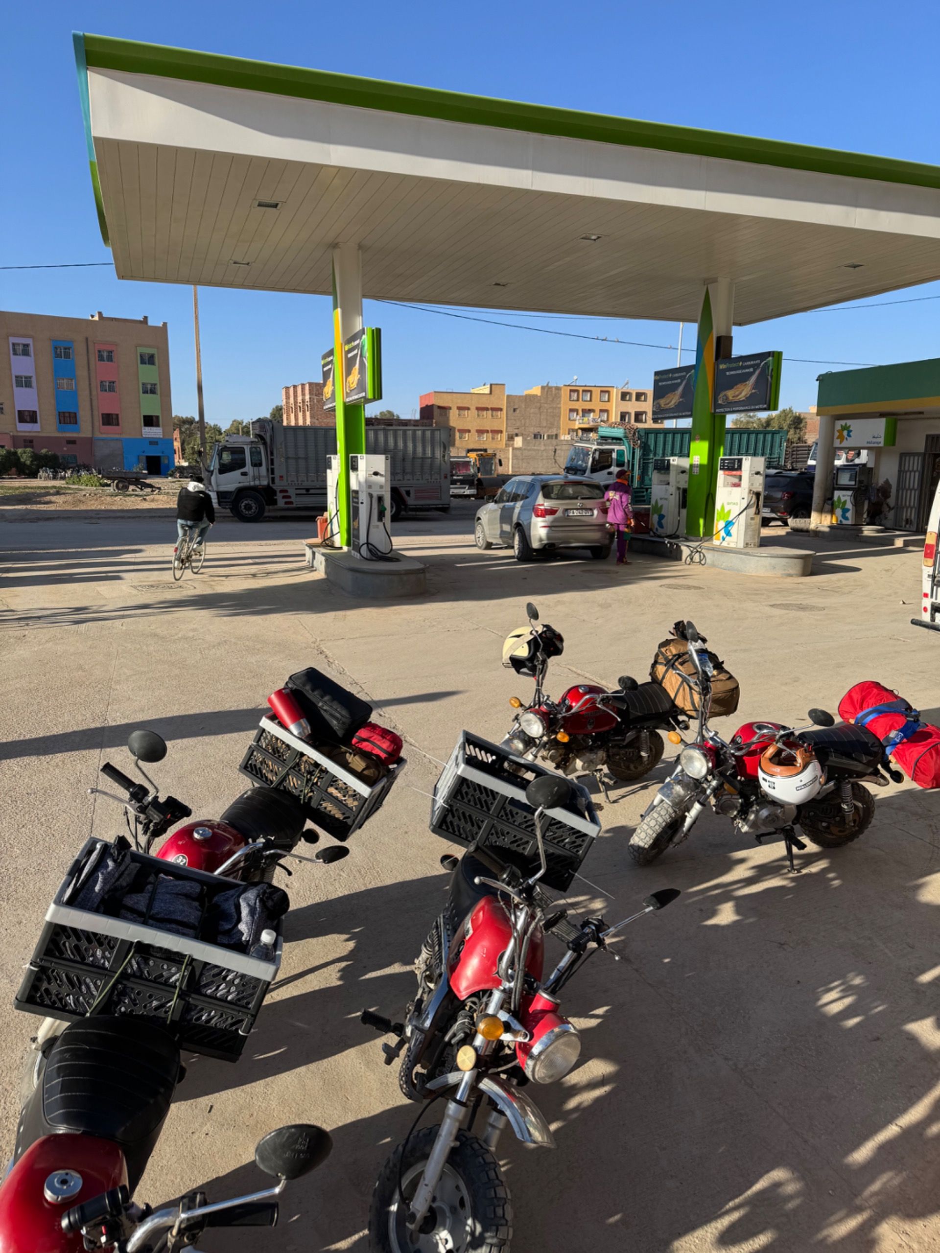 First stop - gas station