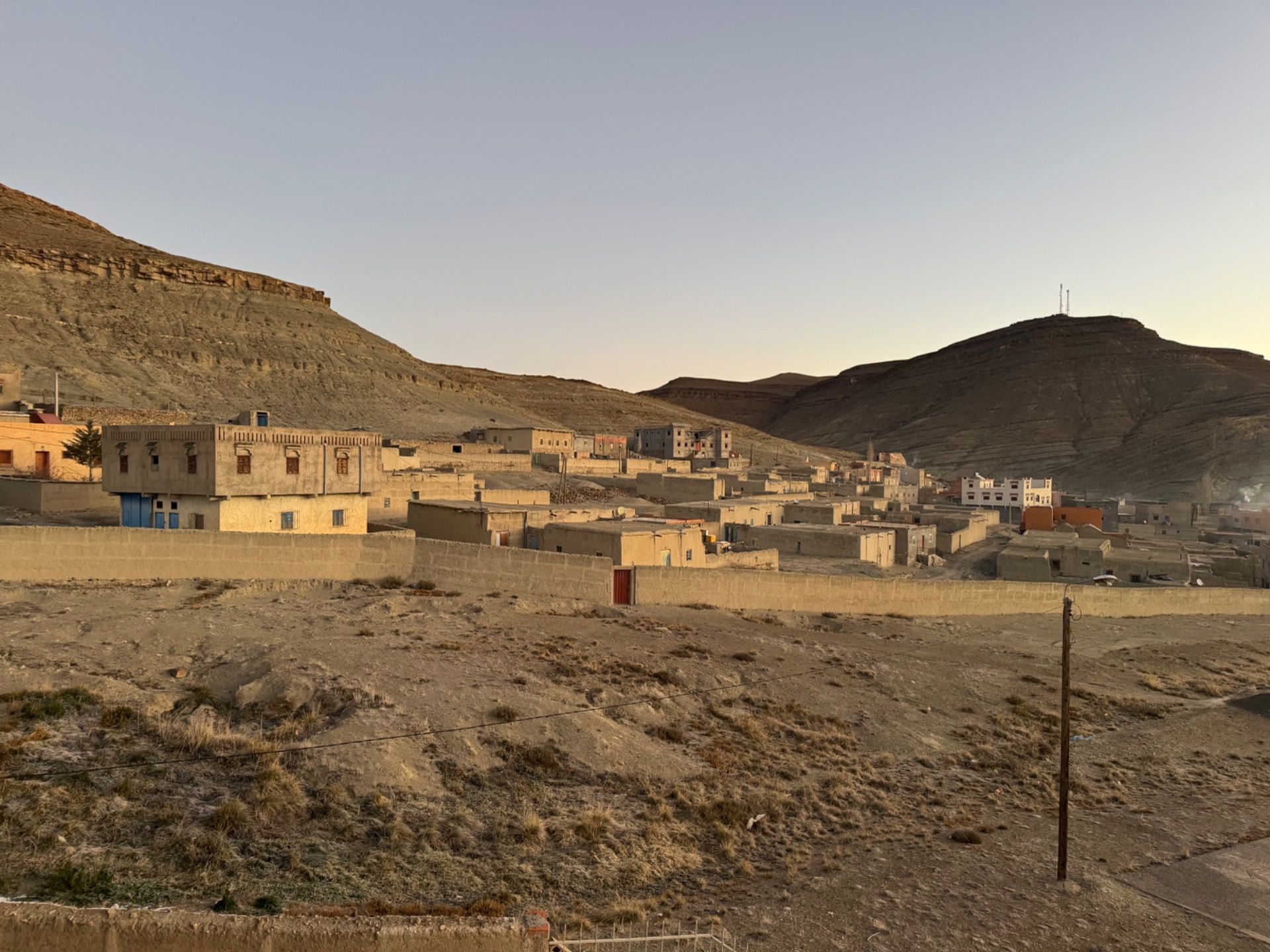 Some buildings in Imilchil (elevation 7140 feet)