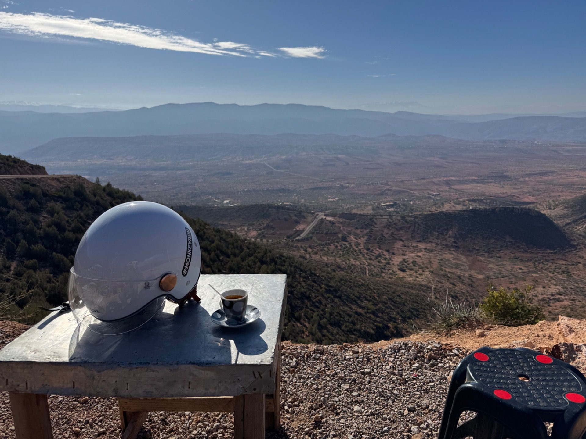 Espresso with a view.