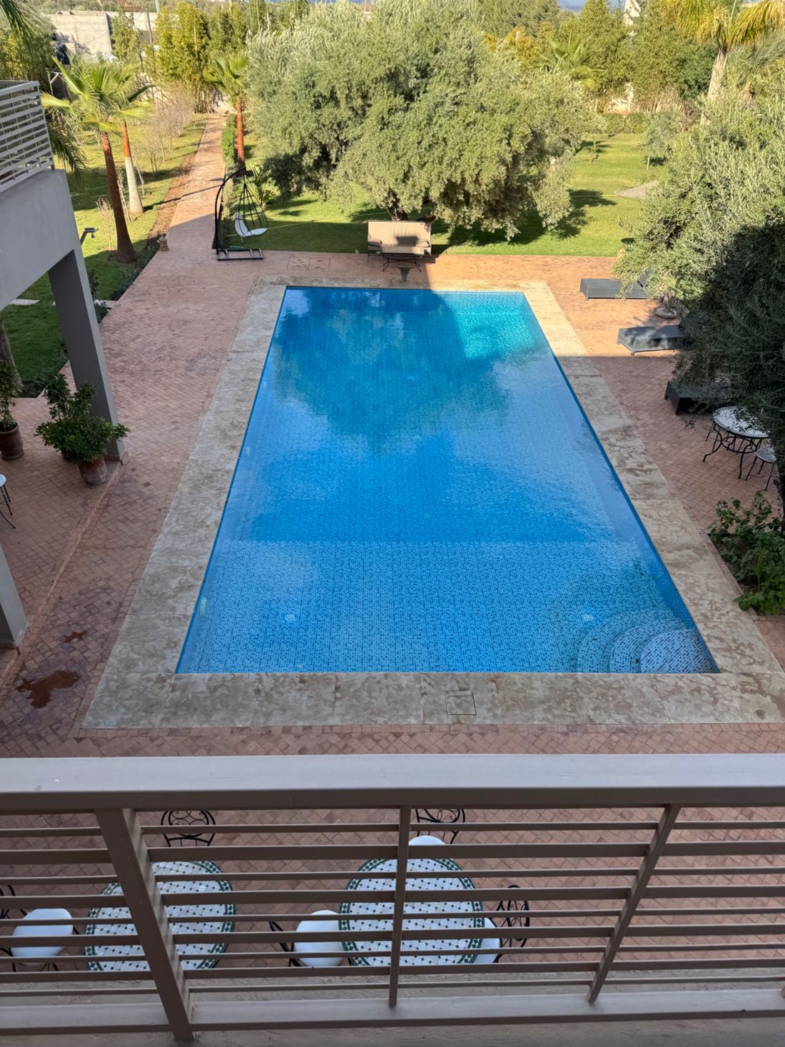 Said pool, viewed from my balcony