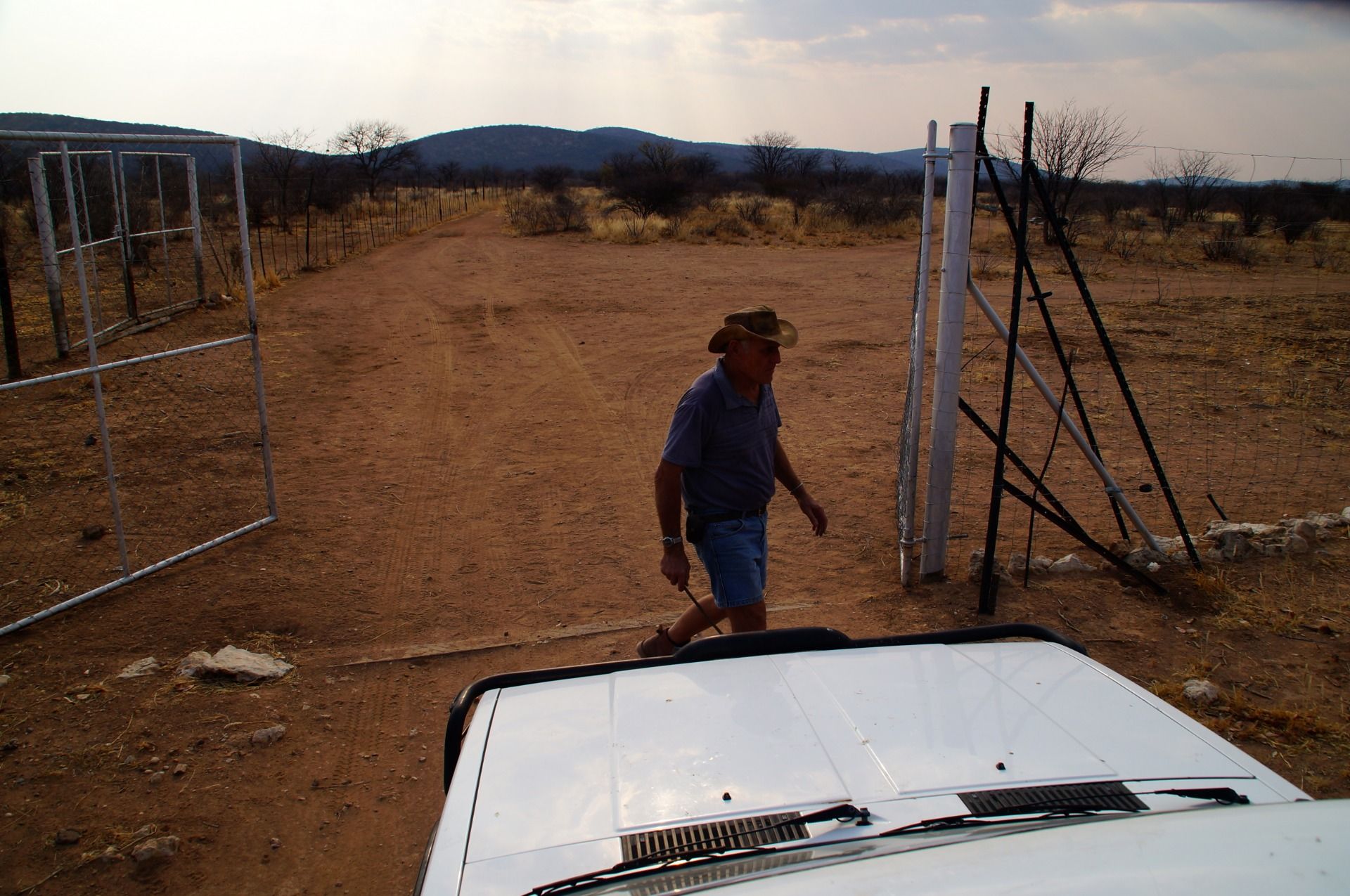 No rifles, just small stick