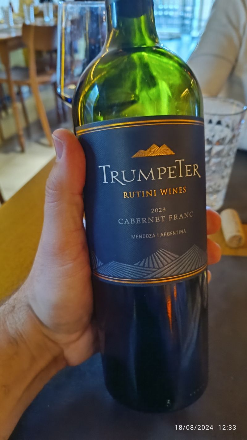 Trumpeter é um vinho da casa Rutini!