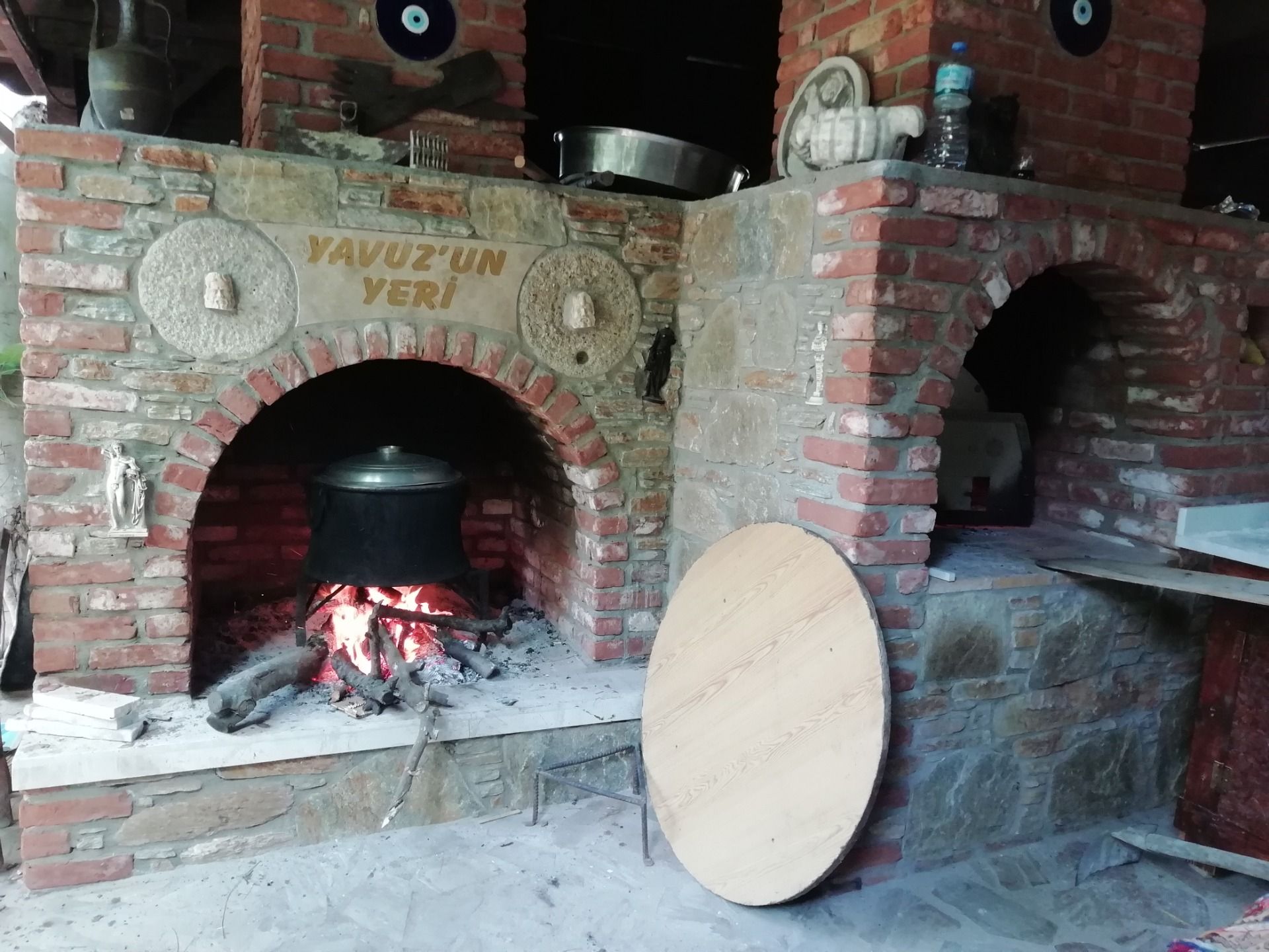 An old stone oven