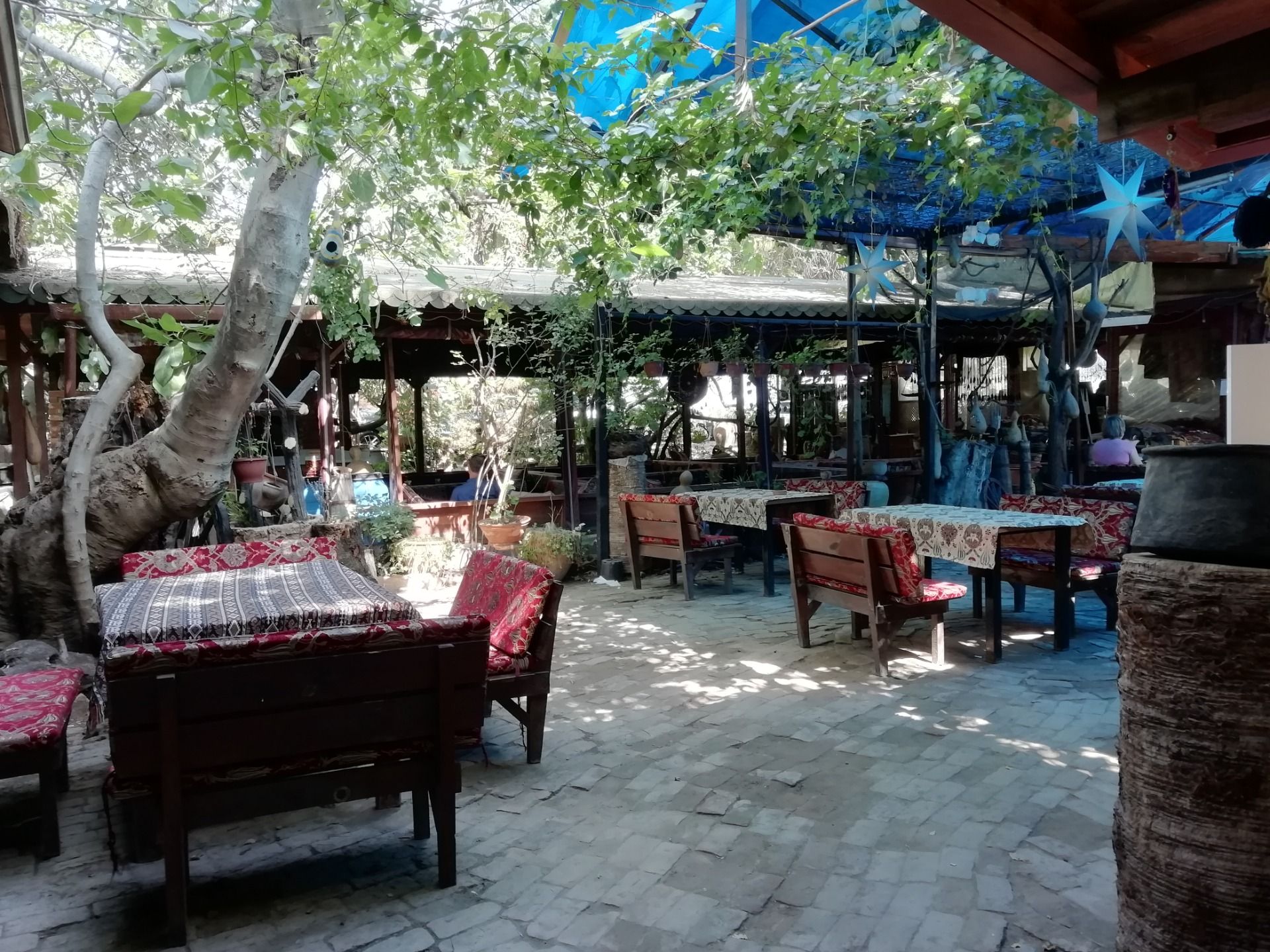 The interior of the restaurant