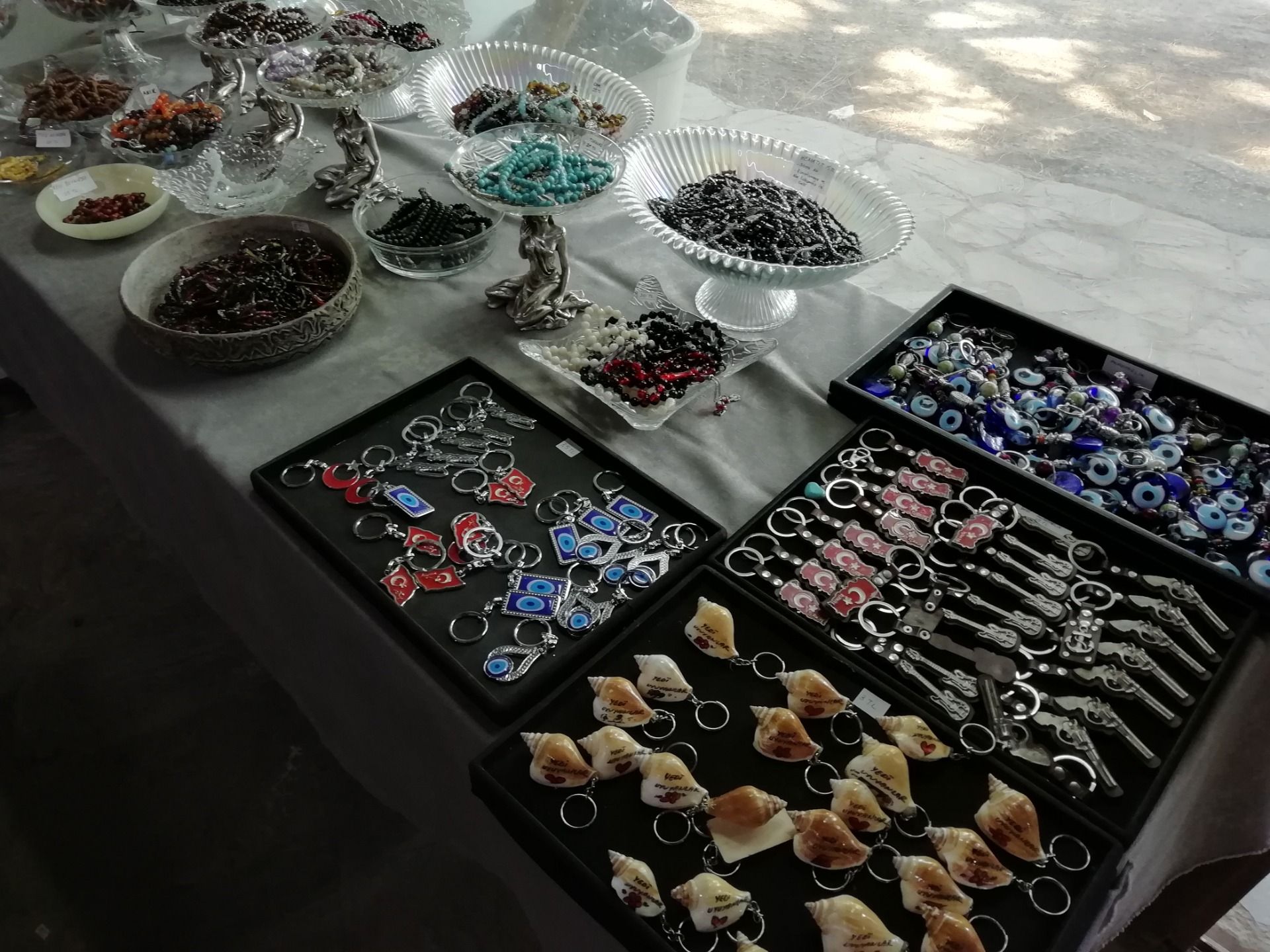 Keychains. I can buy one for our home. :)
