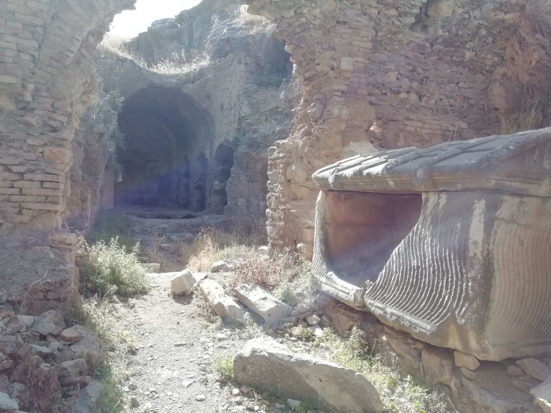 An old sarcophagus