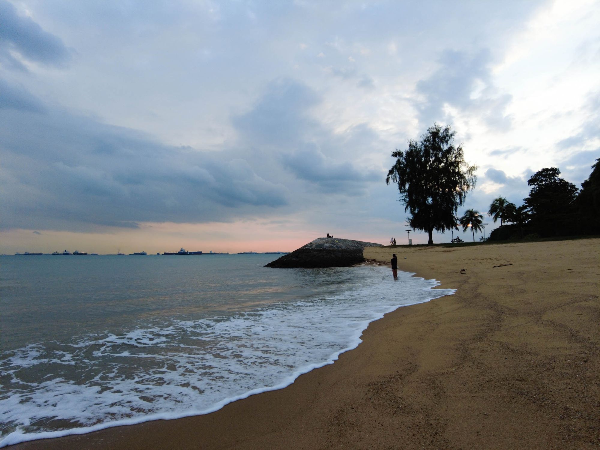 A Tranquil Escape: Reflecting by the Shore at East Coast Park