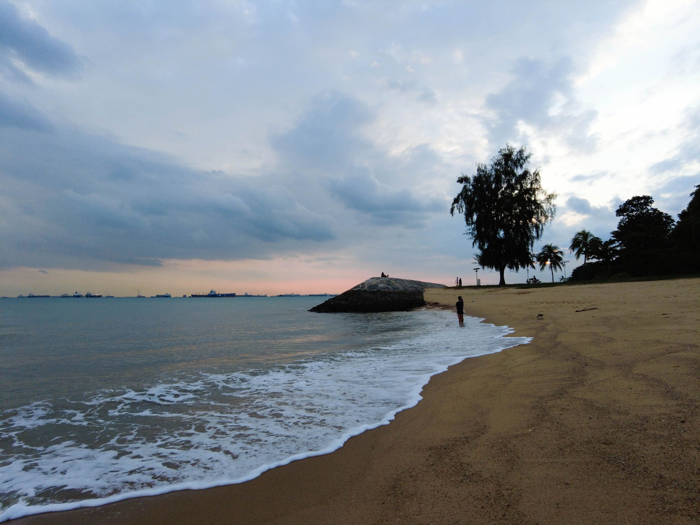 A Tranquil Escape: Reflecting by the Shore at East Coast Park