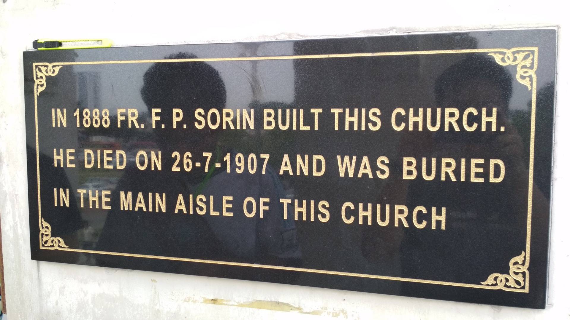 Apparently, priest buried in the church they built is a tradition? Sorry I'm not a Catholic, lemme read more online next year