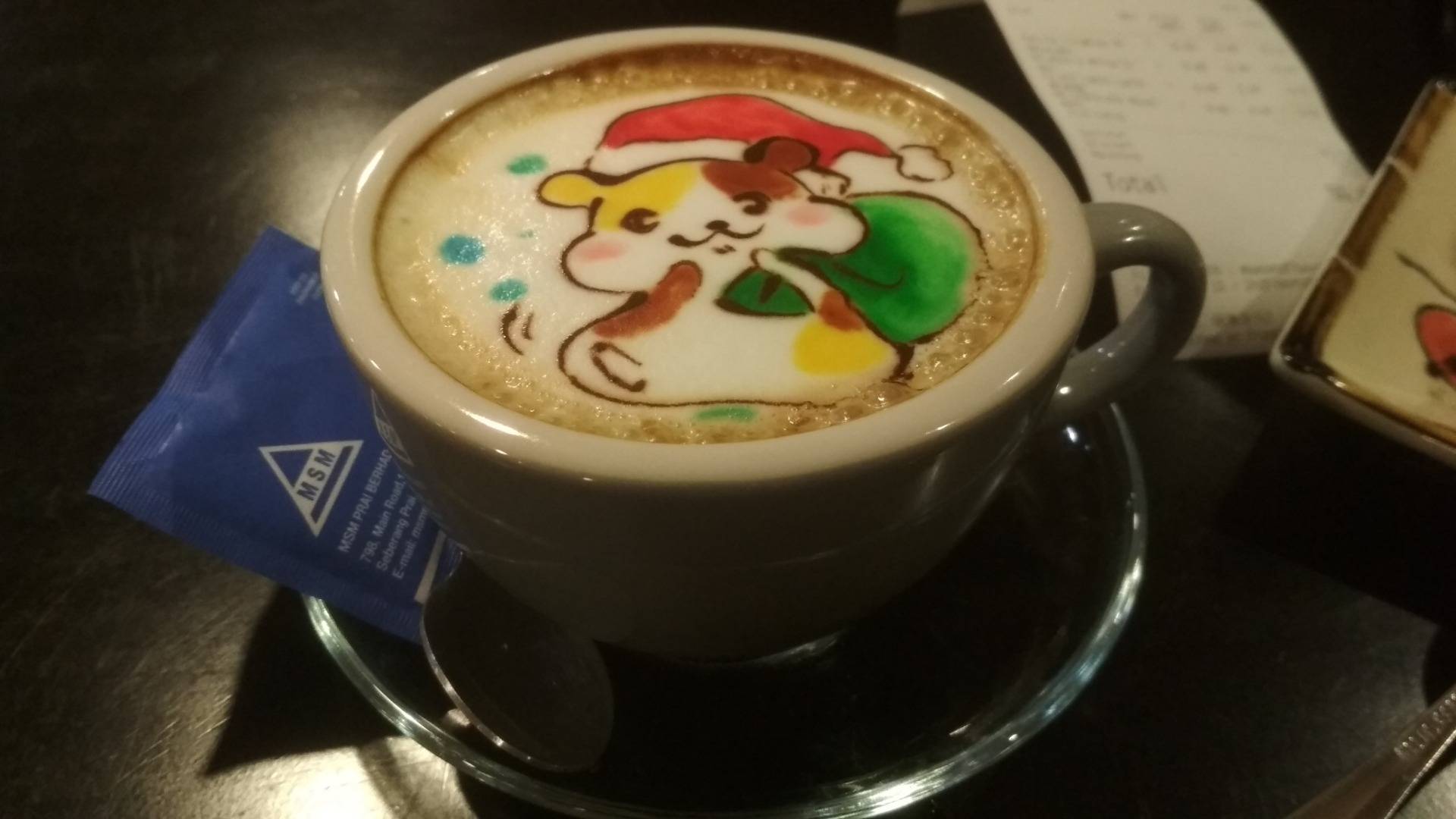 Fancy coffee art